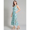 V-Neck Flounced Maxi Dress - 2 of 3