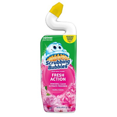 Scrubbing Bubbles Toilet Bowl Cleaner Fresh Action Floral Fusion Scent - 24oz