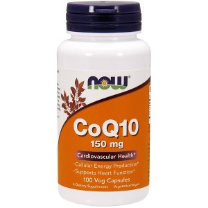 CoQ10 150mg w/ Lecithin 200mg by Now Foods  -  100 VegCap - 1 of 2