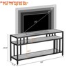 58" Living Room TV Stand for Television up to 65 Inch, Entertainment Center w/3-Tier Open Shelves, TV Media Console Table Quadruple - 2 of 4