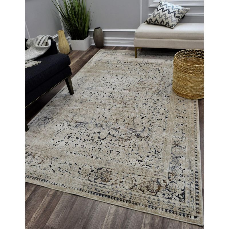 Rugs America Castle Abstract Transitional Area Rug, 1 of 6