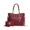 MKF Collection Bonita Vegan Leather Tote Bag with matching Wallet by Mia K - 2 of 4