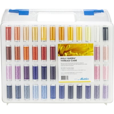 Mettler Poly Sheen Thread Case w/96 Spools