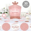 Big Dot of Happiness Rose Gold Grad - 2025 Graduation Party Decor and Confetti - Terrific Table Centerpiece Kit - Set of 30 - 2 of 4