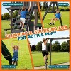 AMERLIFE Wooden Outdoor Swing Set with Playhouse, Slides, Swings, Climbing Wall & Ladder, Multi-Activity Backyard Playground for Kids Ages 3–8 - 4 of 4