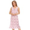Collections Etc Floral Lace-trimmed Nightgown - 2 of 4