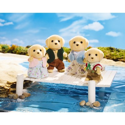 calico critters yellow labrador family