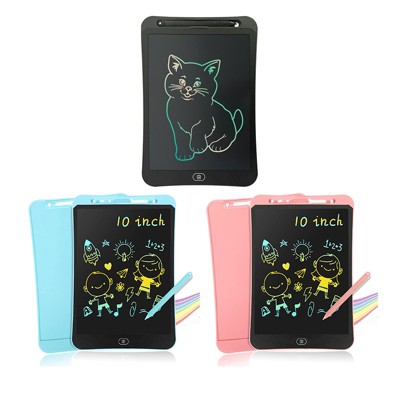 LCD Writing Tablet, 10.5'' Colorful Toddler Doodle Board Drawing Tablet,  Kids Drawing Pad Erasable Reusable Electronic Drawing Pads, Learning for 3  4