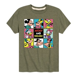 Boys' - Disney - Mickey And Friends Grid Short Sleeve Graphic T-Shirt - 1 of 4