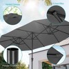 Sonkuki 13 x 7.2Ft Double-Sided Patio Umbrella with Large Canopy Outdoor Table Umbrella for Garden, deck and pool - 4 of 4