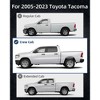 Running Boards Compatible with 2005-2023 Toyota Tacoma Double Cab, 4-Door Nerf Bars Side Steps Step Bars - 2 of 4