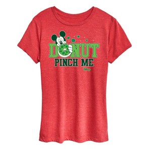 Women's - Disney - Donut Pinch Me Short Sleeve Graphic T-Shirt - 1 of 4