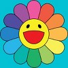 Adult Design By Humans Daisy Flower Rainbow Pride By PINHEAD66 T-Shirt - 2 of 2
