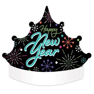 Beistle Happy New Year Tiara Headband, (3/Pkg) Multicolored - 1 of 3