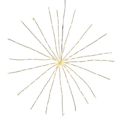 Kurt Adler Pre-Lit 3D Fairy Starburst Light, Warm White, 16in