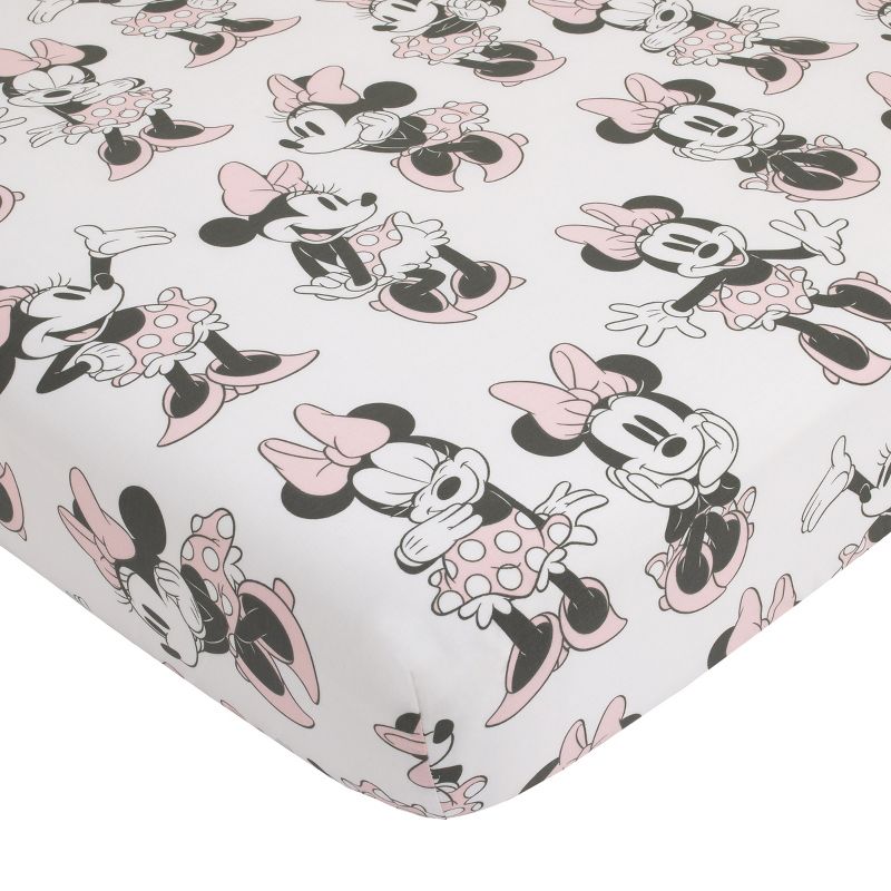 Disney Minnie Mouse 6 Piece Nursery Crib Bedding Set, 4 of 8