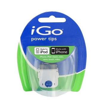iGo A133 Power Tip for Apple iPod and iPhones 30-Pin Cable (White) - TP06133-0001