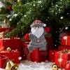 BABYYER Christmas Plush  Doll Ornaments, Santa Claus, Reindeer, Snowman, and Bears Xmas Hanging for Home Holiday Decoration - 2 of 4