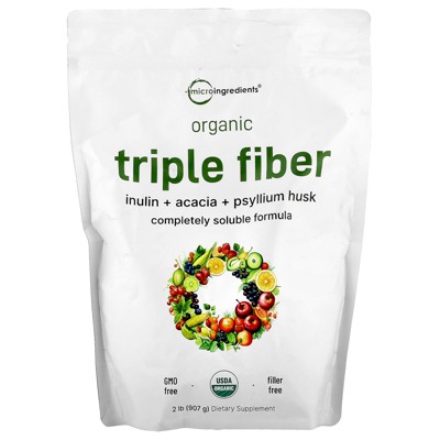 Micro Ingredients Organic Triple Fiber, 2 lb (907 g)
