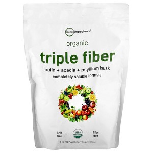 Micro Ingredients Organic Triple Fiber, 2 lb (907 g) - 1 of 2
