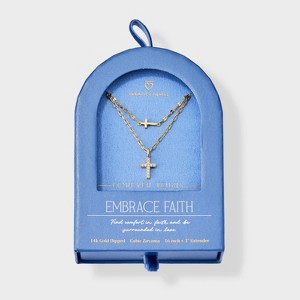 Beloved + Inspired 14K Gold Dipped Multi-Strand Necklace - Gold - 1 of 4