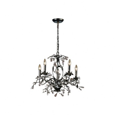 Elk Home Circeo 5 - Light Chandelier in  Deep Rust