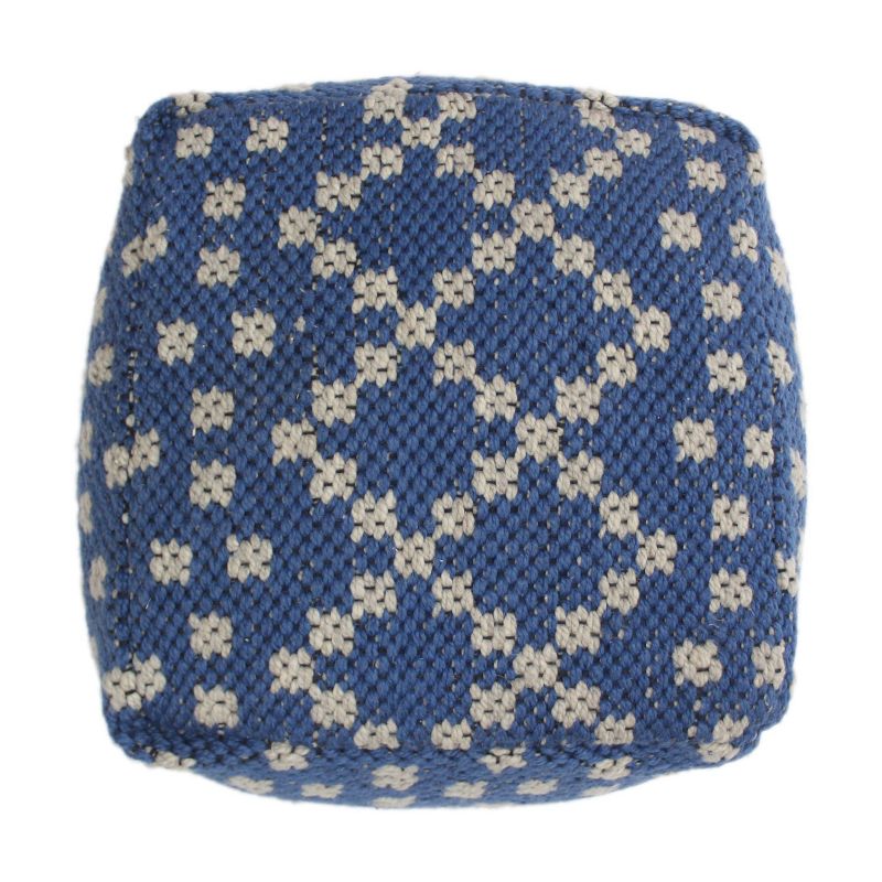 Blessberg Boho Moroccan Inspired Pouf Blue - Christopher Knight Home, 6 of 7