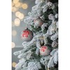 Dexmalle Set of 4  Glass Decorative Hanging Ball Christmas Tree Ornaments - 4 of 4