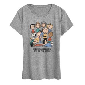 Women's - Peanuts - One Of The Gang Short Sleeve Graphic T-Shirt - 1 of 4