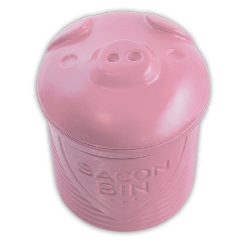 Harold Import HIC 00544 Silicone Bacon Bin Grease Holder 1 Cup Pink - image 1 of 3