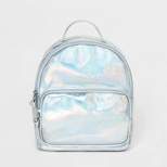Girls' 8.75" Hologram Mini Backpack - art class™ Silver