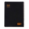 Rhodia Meeting Paper Book 80g Paper - Lined 80 sheets - 9 x 11 3/4 - Black cover - 3 of 3