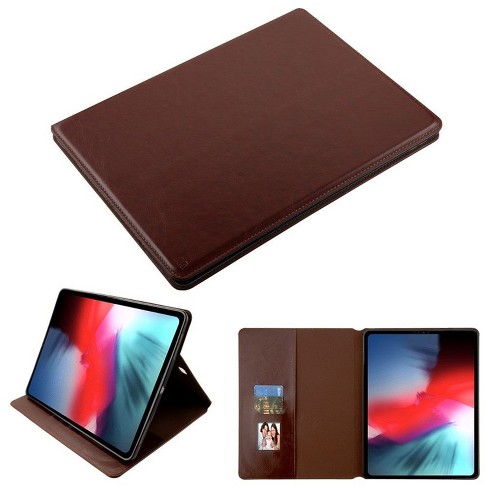 Mybat For Apple Ipad Pro 12 9 2018 Brown Myjacket Leather Fabric Case Cover W Stand Target