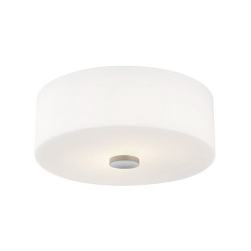 Mitzi Sophie 3 - Light Flush Mount in  Polished Nickel Opal Acid-Etched Shade - image 1 of 3