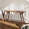 VYNXARIA Console Tables - 59in Walnut Entryway Table with Modern Design, Narrow Sofa Table for Hallway and Living Room - 4 of 4