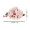 Unique Bargains Women's Reusable Simulated Flowers Hair Clip Comb 1 Pc - 2 of 4