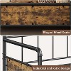 Metal Twin Daybed Frame with Classic Headboard, Heavy Duty Sofa Bed with Strong Steel Slats for Living Room, Bedroom, Guest Room, Matte Black - 2 of 4