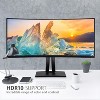 ViewSonic VP3881A 38-Inch IPS WQHD+ Curved Ultrawide Monitor with ColorPro 100% sRGB Rec 709, Eye Care, HDR10 Support, USB C, HDMI, USB, DisplayPort - 4 of 4