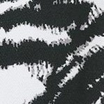 black white