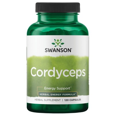 Swanson Herbal Supplements Cordyceps 600 mg Capsule 120ct.