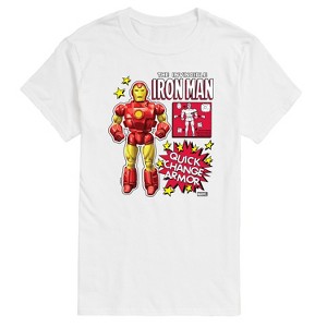 Men's - Marvel - Iron Man Action Figure Short Sleeve Graphic T-Shirt - 1 of 4