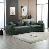 NicBex Modular Sectional Sofa,U-Shaped Chenille Couch with 5 Pillows for Living Room,Apartment,Office,No Assembly Require,Green - 2 of 4