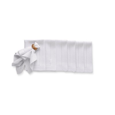 Solino Home Linen Hemstitch Dinner Napkins | Sonoma