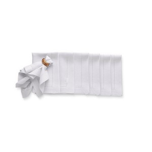 Solino Home Linen Hemstitch Dinner Napkins | Sonoma - 1 of 4