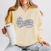 S.W.Smiley Less Screen More Self - Women's Lightweight Garment Dyed Sweatshirt - 3 of 4