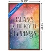 Trends International Brigid Ashwood - Balance is the Key Framed Wall Poster Prints - 3 of 4