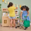 Teamson Kids Play Shopping Cart + Accessories, Chrome/Green - 4 of 4