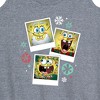 Women's - SpongeBob SquarePants - Christmas Photo Collage Graphic Racerback Tank - 2 of 4