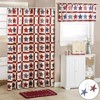 The Lakeside Collection Sweet Home Americana Bathroom Collection - Set of 12 Shower Hooks - 2 of 2