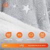 Joyfy Wearable Blanket Hoodie for Kids Adults, Christmas Oversized Flannel Fleece Sweatshirt Blanket, Cozy Blanket Birthday Gift for Family Girls Boys - 3 of 4